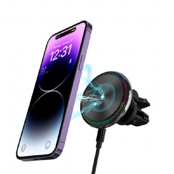 RGB Magnetic wireless car charger