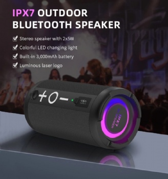 RGB IPX 7 outdoor bluetooth speaker